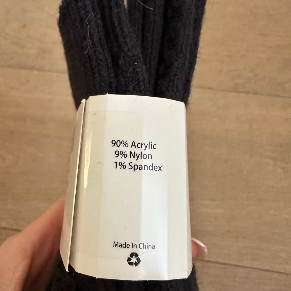 Navy Knee High Socks